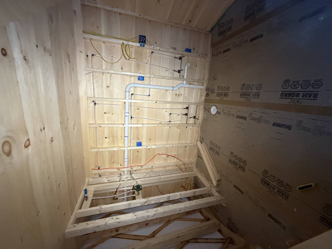 New Construction Plumbing Rough-In